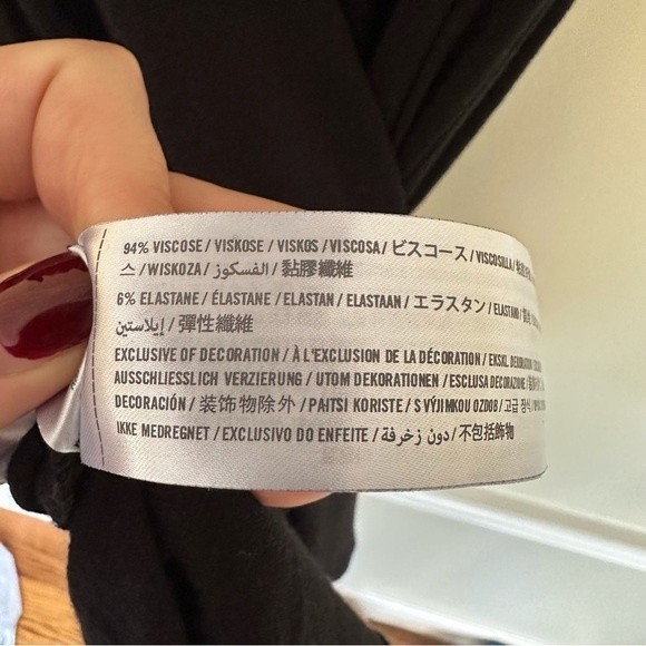 Abercrombie & Fitch Black Zip Up Tunic Dress Medium - Picture 3 of 8